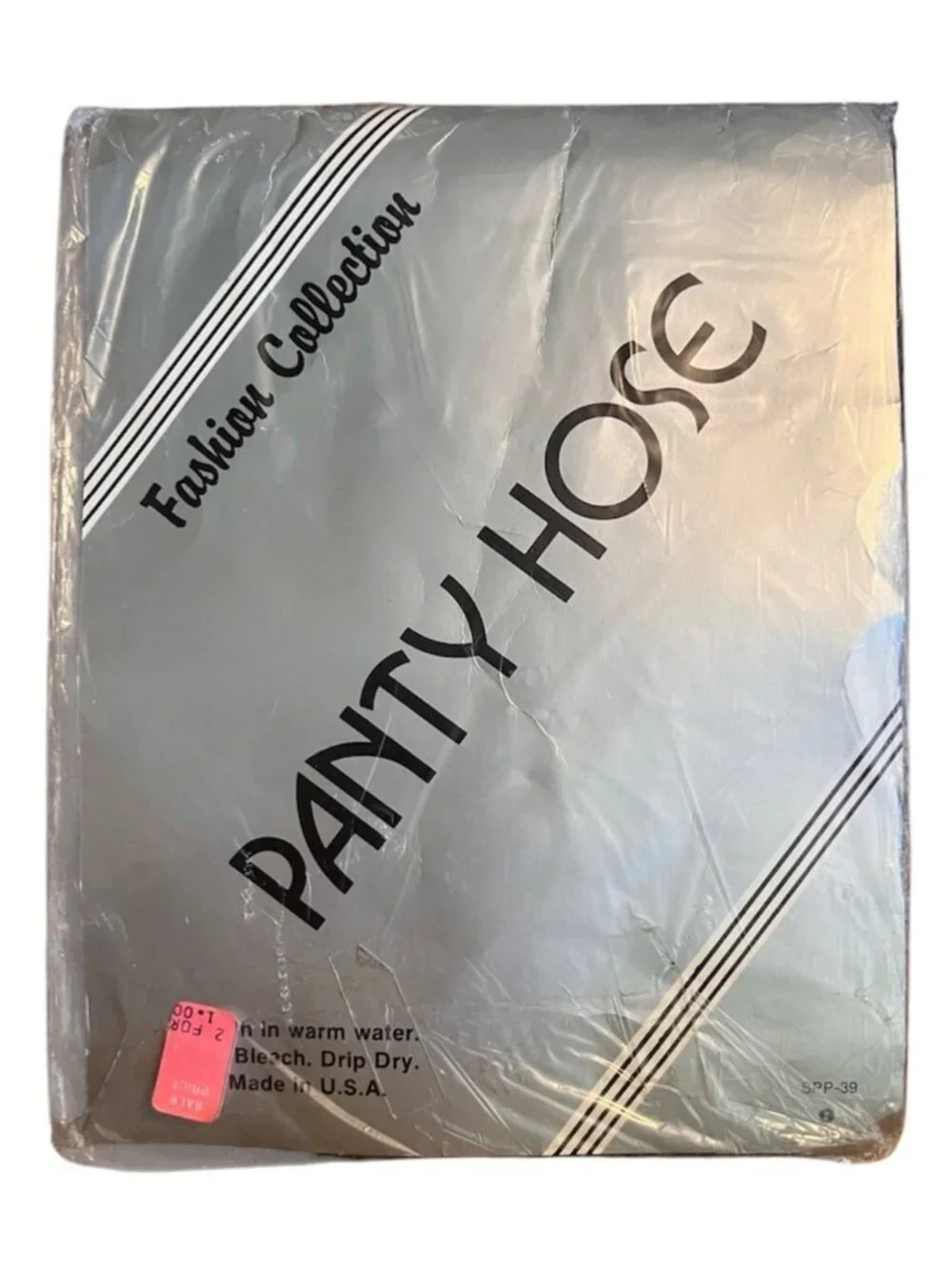 Fashion Collection Navy Pantyhose Style 7272 Fits 8 1/2 To 11 USA VTG